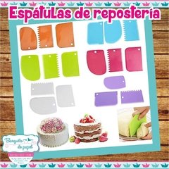 Espátula para pasteles x3