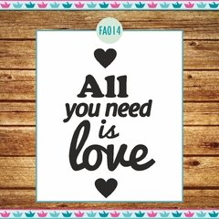 All you need