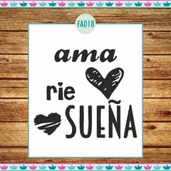 Ama ríe sueña