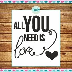 All you need