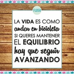 La vida es como andar...