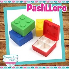 Pastillero tipo lego