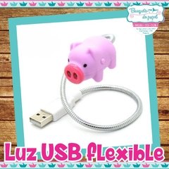 Velador Pato/Chancho USB - comprar online