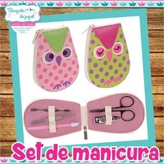 Set de manicura lechuza