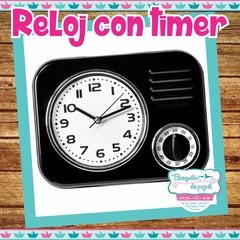 Reloj timer horizontal