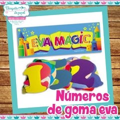 Números en goma eva