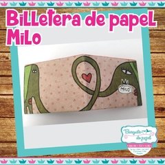 Billetera de papel Milo