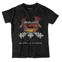 Camiseta Banda Metallica Master of Puppets