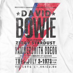 Camiseta David Bowie 100% Algodão - comprar online