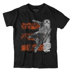 Camiseta Anime Chainsaw Man 100% Algodão