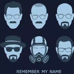 Camiseta Breaking Bad Remember My Name - comprar online