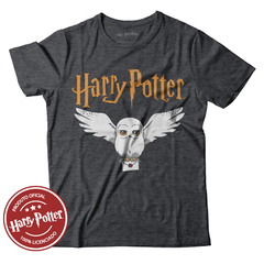 Camiseta Oficial Harry Potter Coruja Edwiges Estampa Licenciada Produto Oficial