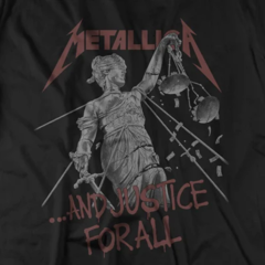 Camiseta Banda Metallica And Justice for All - comprar online