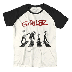 Camiseta de Banda Gorillaz 100% Algodão