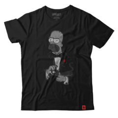 Camiseta Homer Simpsons Poderoso Chefão 100% Algodão