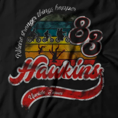 Camiseta Stranger Things Hawkins 83 100% Algodão - comprar online