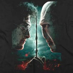 Camiseta Harry Potter VS Voldemort Estampa Licenciada Produto Oficial - comprar online