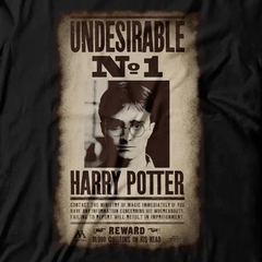 Camiseta Harry Potter Procurado Estampa Licenciada Produto Oficial - comprar online