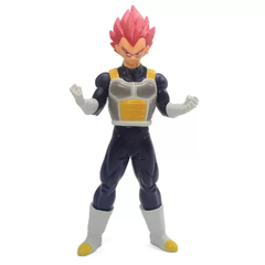 Action Figure Super Saiyan God Vegeta - Vermelho 18cm