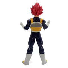 Action Figure Super Saiyan God Vegeta - Vermelho 18cm na internet