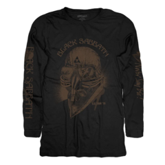 Camiseta Black Sabbath Tour Manga Longa 100% Algodão Premium