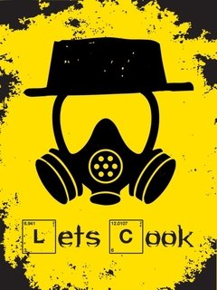 Placa Let's Cook Breaking Bad