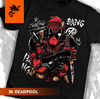 Camiseta Deadpool 100% Algodão