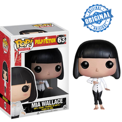 Funko POP! Mia Wallace Pulp Fiction nº 63 Raríssimo Com Caixa Protetora de Acrílico