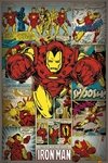 Pôster IRON MAN RETRÔ Oficial Licenciado 91 x 61 cm