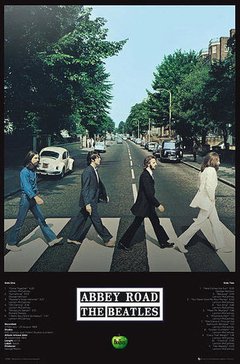 Pôster BEATLES ABBEY ROAD Oficial e Licenciado 91 x 61 cm