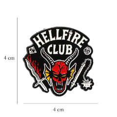 Pin Broche Hell Fire Stranger Things na internet