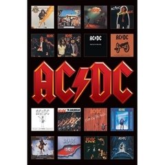 Poster ACDC CAPAS DISCOS Oficial Licenciado 91 x 61 cm