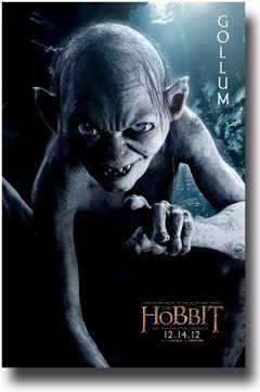 Poster Senhor dos Anéis Gollum Oficial Licenciado 61 x 91 cm