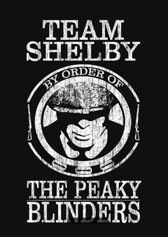 Placa Team Shelby The Peaky Blinders