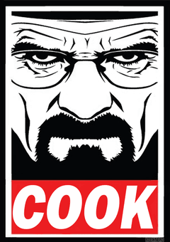 Placa cook breaking bad