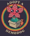 Placa Adote um Demodog! Stranger Things