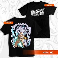 Camiseta Anime 100% Algodão Estampa na Frente e nas Costas