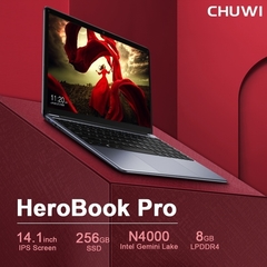 OPORTUNIDAD! Notebook CHUWI HeroBook PRO, pantalla 1080P 14.1", Windows 10, 8G RAM, 256GB SSD, Intel Gemini Lake N4020 - comprar online