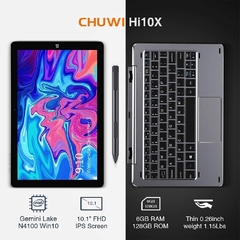 Tablet 2 en 1 Chuwi H10 X Notebook Windows 10 de metal con teclado y stylus H3 - pantalla 10.1' Full HD IPS, 6gb RAM DDR4, 128gb disco rígido.