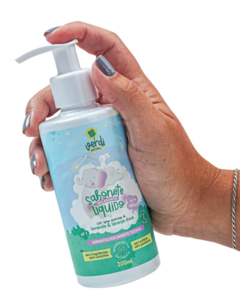 Sabonete Líquido e Shampoo Infantil Relaxante com Óleos Essenciais de Lavanda e Laranja Doce - Verdi Natural - comprar online