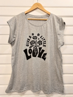 Remeras de jersey con estampado Love - comprar online