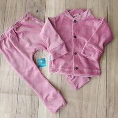 Campera & Babucha Plush Rosa