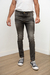 Denim Matizado Lona Negra - art 850318