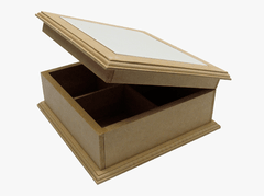 Caja de te decorativa para azulejo de 15 x 15