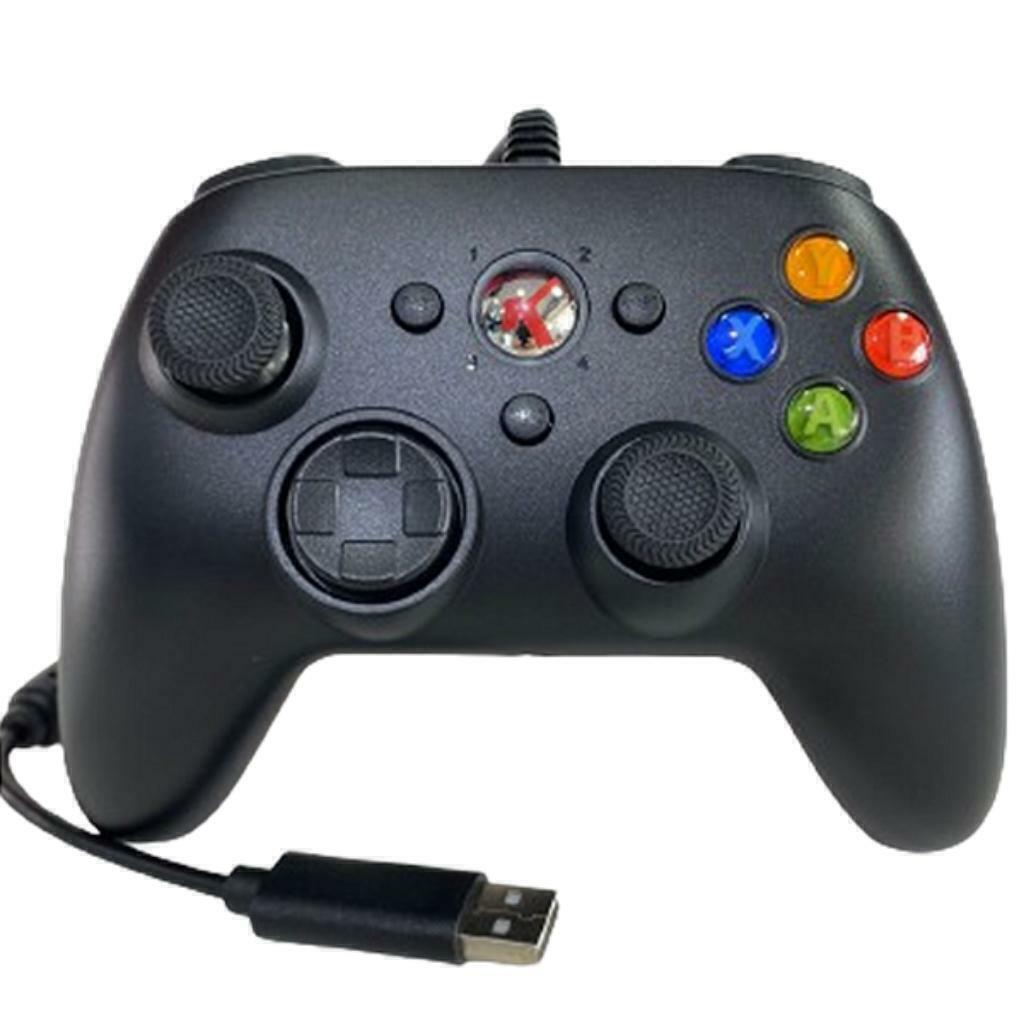 Controle Xbox 360 com Fio Usb X-360 e PC Knup KP-GM033