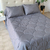 Quilt Queen 4 Estaciones 3D Gris 230 x 250