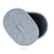 Cesto Oval Fieltro Gris Mediano 36 x 25 x 45 - comprar online