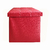 Baulera Caja Plegable Rojo 38 x 38 x 38