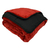 Plumón Queen Aterciopelado Velvet Ecológico Rojo Negro 230 x 250 - comprar online