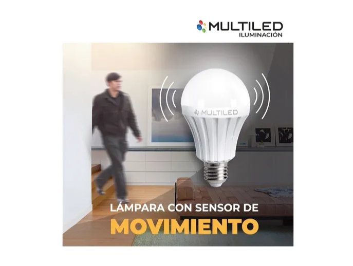 Bombilla LED Sensor Movimiento E27 7W 230v